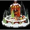Image de Village de Noël gare et train animé/musical 18 LED + transfo