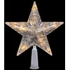 Image de Cimier Sapin Lumineux Étoile 20cm Blanc Chaud