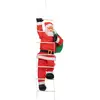 Image de Père Noël Grimpeur Avec Échelle H.120cm - Feeric Lights & Christmas