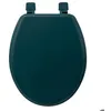 Image de Abattant WC en bois laqué COLORAMA - 5five Simply Smart - Bleu pétrole