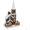 Image de Bois église clôturé LED H40cm - Feeric Lights & Christmas