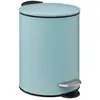 Image de Poubelle Métal Soft Close 3l Colorama Bleu Artic - 5five