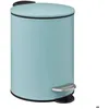 Image de Poubelle métal soft close 3L Colorama bleu artic - 5 five simply smart