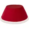 Image de Cache Pied De Sapin D.56cm Rouge Et Blanc - Atmosphera