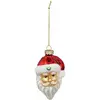 Image de Sujet De Noël Tête De Père Noël 14cm - Feeric Lights & Christmas