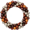 Image de Couronne de Noël Colorama de Noël boules de Noël en plastique D55cm - Atmosphera Créateur dintérieur