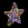 Image de Forme acrylique étoile lumineuse 150 LED H.50cm extérieur multicolore