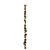 Image de Guirlande De Noël Bois Pomme De Pin Rouge 1m - Atmosphera