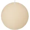 Image de Bougie Boule Olia D10cm Blanc Ivoire - Atmosphera