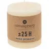 Image de Bougie Ronde Olia D6.7cm Blanc Ivoire - Atmosphera