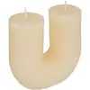 Image de Bougie En U Demi Blanc Ivoire - Atmosphera