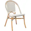 Image de Chaise D'intérieur Trecia En Rotin 48x56cm Blanc - Atmosphera