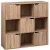 Image de Etagère mix 'n modul 9 cases naturel MIX'N'DOOR