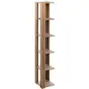 Image de Étagère colonne d'angle effet chêne naturel beige BASIC