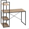 Image de Bureau avec étagères Aliaj effet chêne naturel - 5 five simply smart