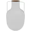 Image de Vase En Métal Le Colectionneur H30.5cm Blanc - Atmosphera