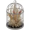 Image de Cage Lumière D'hiver En Métal H20cm Gris - Atmosphera