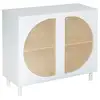 Image de Buffet 2 portes cabras 94x86cm blanc CABRAS