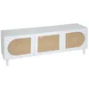 Image de Meuble TV Cabras 140x50cm blanc - Atmosphera Créateur dintérieur