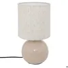 Image de Lampe Gaia en coton H265cm blanc - Atmosphera Créateur dintérieur