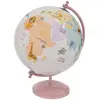 Image de Globe Enfant D.20cm Base Métal Rose - Atmosphera