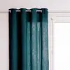 Image de Rideau Jamana En Coton 130x260cm Bleu Pétrole - Atmosphera