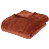 Image de Plaid Ollis 180x230cm rose terracotta - Atmosphera Créateur dintérieur