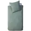 Image de Parure De Lit 140x200cm Gaze De Coton Vert - Atmosphera
