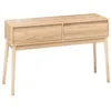 Image de Console 2 tiroirs effet chêne naturel Abana - 5 five simply smart