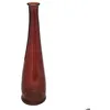 Image de Vase long Uly en verre recyclé H80cm ambre - Atmosphera Créateur dintérieur