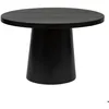 Image de Table à manger Boki en manguier D120cm noir - Atmosphera Créateur dintérieur
