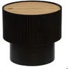 Image de Table à café Enola en placage frêne D385cm noir - Atmosphera Créateur dintérieur