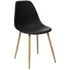Image de Chaise taho 44cm noir TAHO