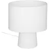Image de Lampe Tissu Eira H45cm Blanc - Atmosphera