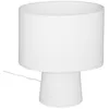 Image de Lampe tissu Eira H45cm blanc - Atmosphera Créateur dintérieur