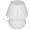 Image de Lampe champignon Cara H18cm blanc - Atmosphera Créateur dintérieur