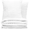 Image de Parure De Lit Irhia 260x240cm Blanc - Atmosphera