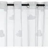Image de Voilage enfant Nuage 140x240cm blanc - Atmosphera Créateur dintérieur