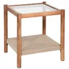 Image de Table dappoint Apala 50x50cm marron - Atmosphera Créateur dintérieur