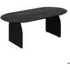 Image de Table basse Isana 120x60cm noir - Atmosphera Créateur dintérieur