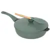 Image de Sauteuse d28cm en fonte d'aluminium vert ALURO