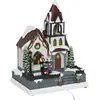 Image de Village Lumineux Clocher 17 Led H.30,5cm Musical - Atmosphera Créateur D'intérieur