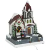 Image de Village lumineux clocher 17 LED H.30 5cm musical - Atmosphera Créateur dintérieur