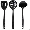 Image de 3 ustensiles de cuisine noir Caractère - 5five