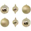 Image de Boule De Noël Plastique 100mm X6 Or - Atmosphera Créateur D'intérieur