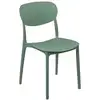 Image de Chaise empilable plastique vert plasta PLASTA