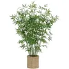 Image de Bambou artificiel pot naturel H150cm vert - Atmosphera Créateur dintérieur