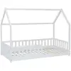 Image de Lit Cabane Enfant Bosco Blanc 90x190cm - Atmosphera