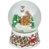 Image de Boule À Neige Pain D'épices D. 80 Mm - Feeric Lights & Christmas