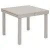 Image de Table de jardin extensible piazza argile 8 places en aluminium traité en epoxy PIAZZA